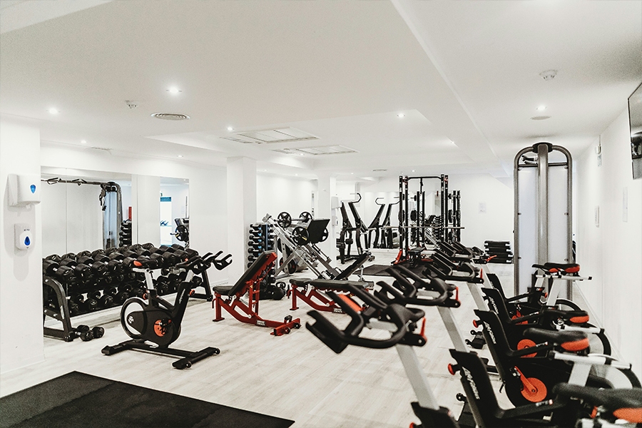 Commercial gym lighting ideas